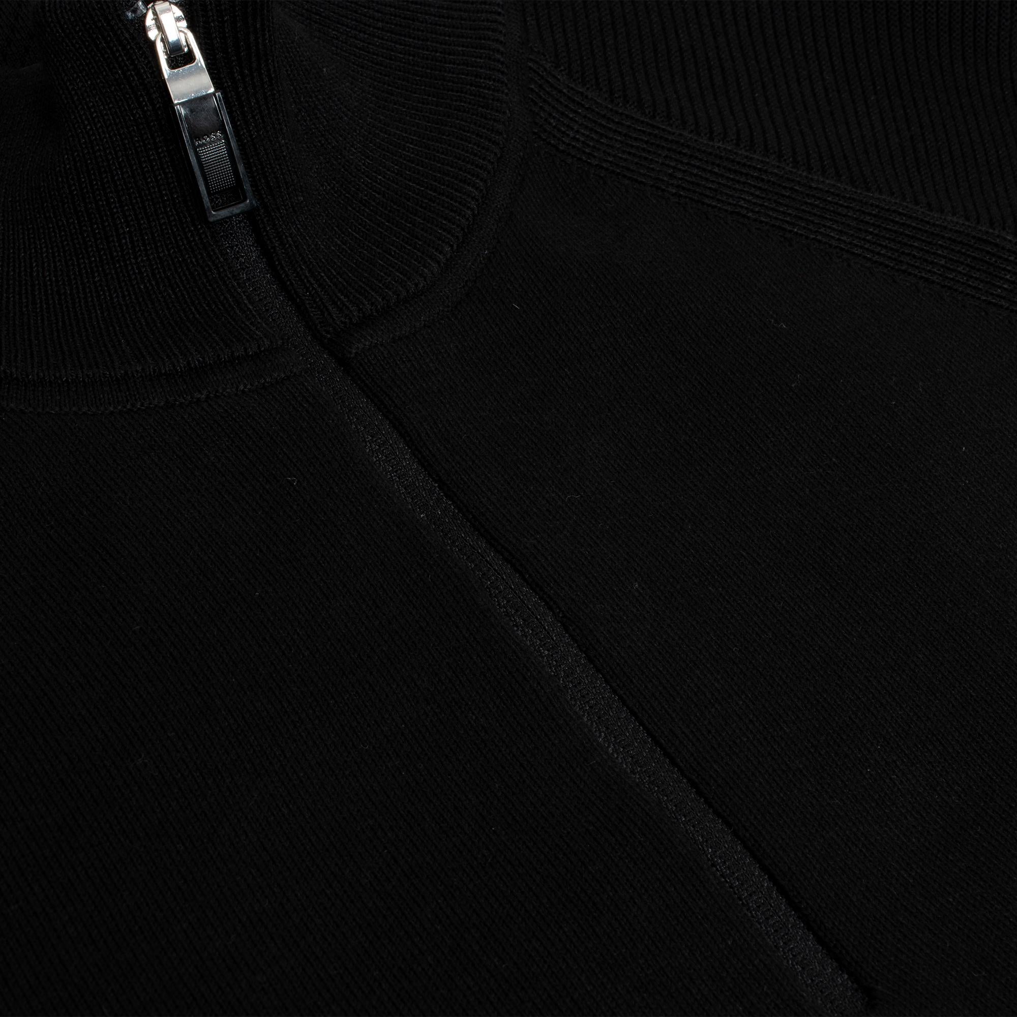 Boss Perform-X Knitted Mens Sweater Black